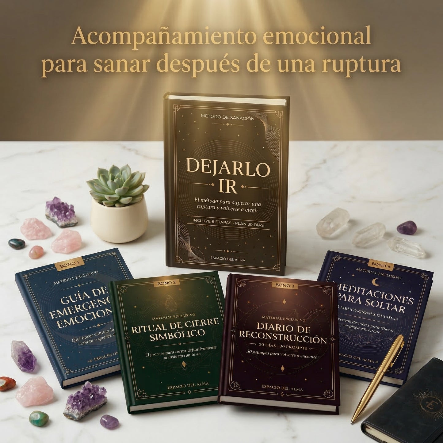 Dejarlo Ir: Cómo dejar de pensar en tu ex y recuperar tu paz emocional